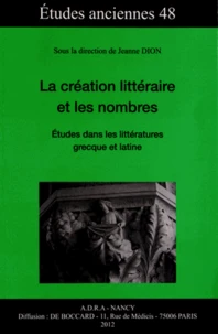 La création littéraire et les nombres