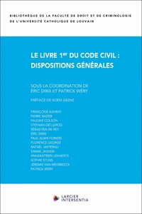 Le livre 1er du Code civil