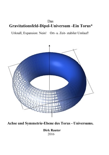 Das Gravitationsfeld-Dipol-Universum - Ein Torus. Urknall, Expansion: Nein!      Ort- u. Zeit- stabiler Umlauf!