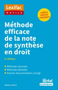 Méthode efficace de la note de synthèse en droit