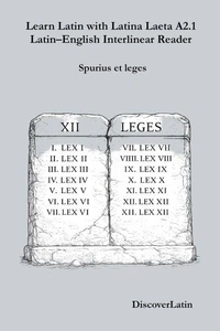 Learn Latin with Latina Laeta A2.1 Latin–English Interlinear Reader