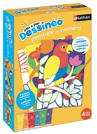 Jeu Dessinéo peinture au numéro de la jungle