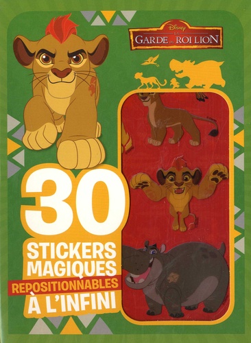  Disney - 30 stickers magiques repositionnables à l'infini La garde du roi Lion.