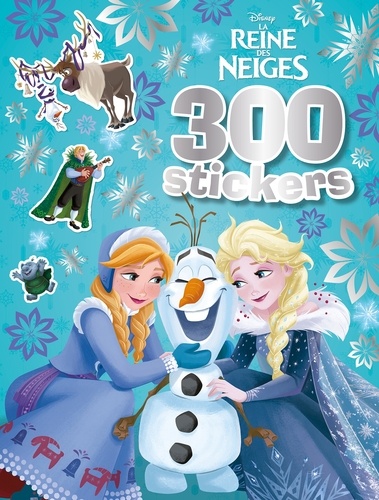 JIRI MODELS Set 500 Pièces Coloriage La Reine Des Neiges – Stickers, 12 Crayons, 32 Feuilles – 42x39 Cm