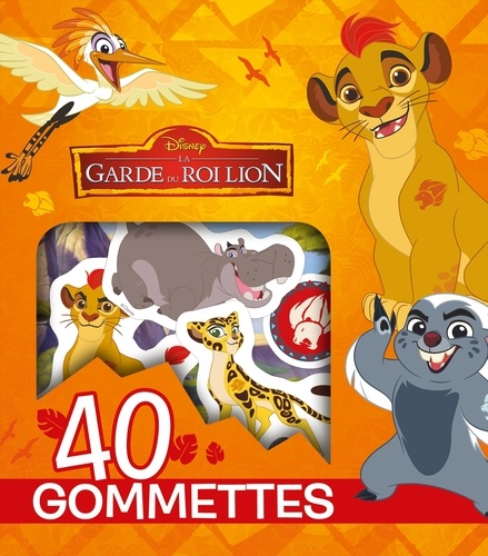  Disney - 40 gommettes La garde du roi Lion.