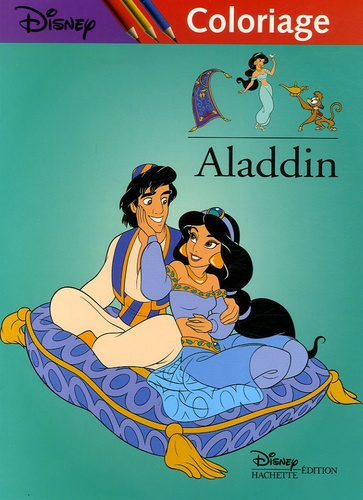  Disney - Aladdin - Coloriage.