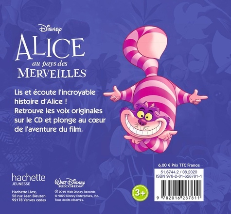 Alice au pays des merveilles  avec 1 CD audio MP3