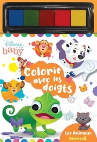  Disney Baby - Disney Baby - Les animaux - Avec une palette de couleur spéciale petits doigts.