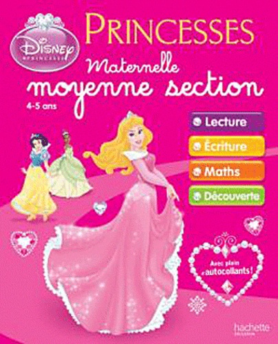  Disney - Cahiers d'activités Princesses maternelle moyenne section.