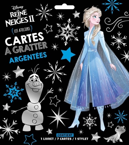 Cartes A Gratter Argentees La Reine Des Neiges De Disney Grand Format Livre Decitre