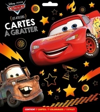 Disney et  Pixar - Cartes à gratter Cars - Les Ateliers. Avec 7 cartes, 1 livret de coloriages et 1 stylet.