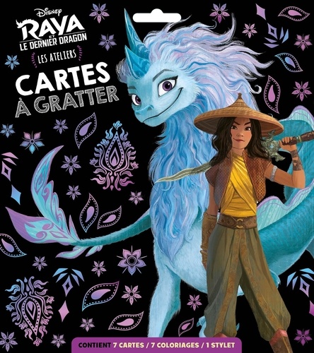 Cartes à gratter Raya et le dernier dragon. Les ateliers