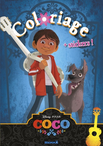  Disney - Coco - Coloriage + stickers !.