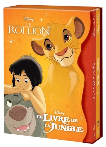 Coffret Disney Cinéma. Coffret en 2 volumes :  Le Roi Lion ; Le Livre de la Jungle