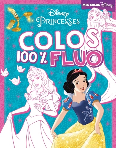  Disney - Colo 100% fluo - Disney Princesses.