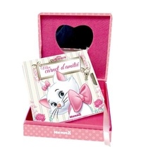  Disney - Disney Animaux Marie, Mon coffret secret - Une jolie boîte avec miroir et un carnet d'amitié avec cadenas + 2 clefs.