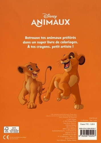 Disney Animaux. Marie et Toulouse