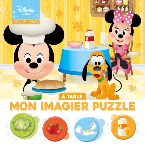 Disney Baby Mon Imagier Puzzle A table. 20 Pièces