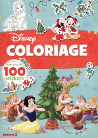 Livres téléchargés sur ipad Disney Coloriage (Noël-Hiver)  - Avec plus de 100 stickers 9782508054112