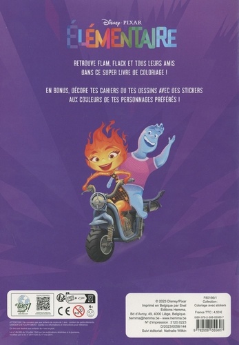 Disney Pixar Elémentaire. Avec plus de 100 stickers