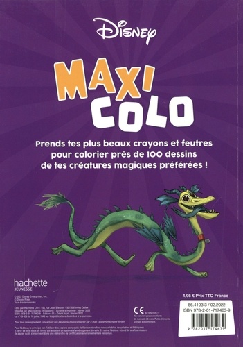 DISNEY PIXAR - Maxi Colo - Luca et les Créatures magiques