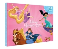  Disney - Disney Princesses - 12 livres : La petite Sirène ; La Belle au Bois Dormant ; La Belle et la Bête ; Blanche-Neige et les Sept Nains ; Cendrillon ; Aladdin ; Rebelle ; La Princesse Grenouille ; Mulan ; Vaiana ; Pocahontas ; Raiponce.
