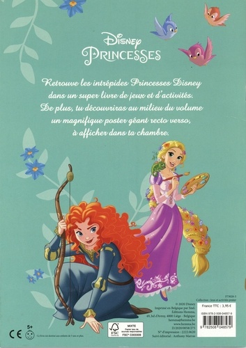 Disney Princesses. Mon livre de jeux et activités + un grand poster