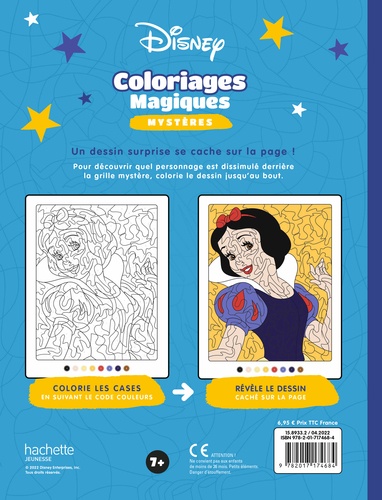Livre coloriages mystères Disney Princesses