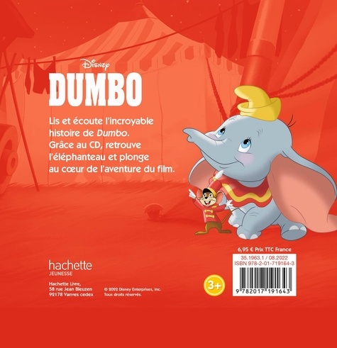 Dumbo  avec 1 CD audio