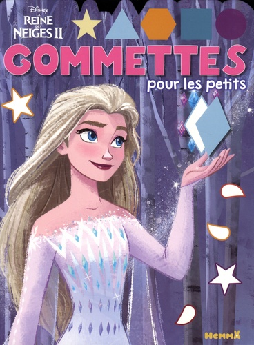  Disney - Gommettes pour les petits La Reine des Neiges 2 (Elsa robe blanche).