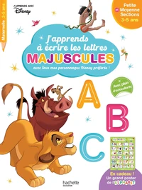 J'apprends à écrire les lettres majuscules avec tous mes personnages Disney préférés !