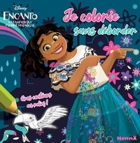  Disney - Je colorie sans déborder Disney Encanto, La fantastique famille madrigal - Avec gros contours en relief !.