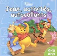  Disney - Jeux, activités, autocollants Winnie l'Ourson - 4/5 ans.