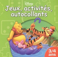  Disney - Jeux, activités, autocollants Winnie l'Ourson - 3/4 ans.
