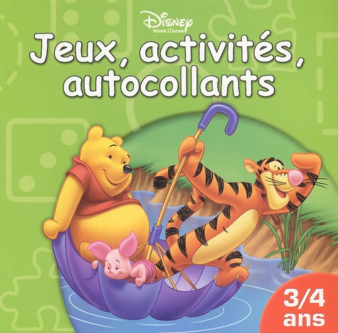  Disney - Jeux, activités, autocollants Winnie l'Ourson - 3/4 ans.