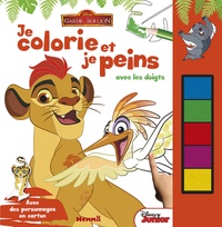 Je colorie et je peins avec les doigts La garde du roi lion - Avec des personnages en carton.pdf