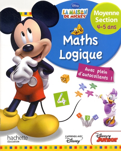  Disney Junior - Maths Logique moyenne section 4-5 ans La maison de Mickey.