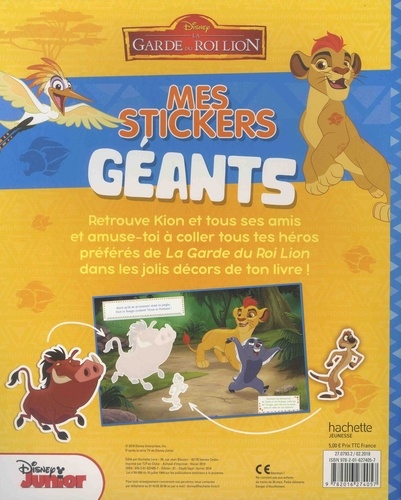 Mes stickers géants La garde du Roi Lion