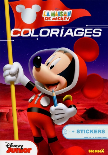 La Maison De Mickey Coloriages Stickers Album - 