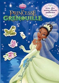  Disney - La princesse et la grenouille - Autocollants paillettes.