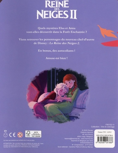 La Reine des Neiges 2 - Olaf de Disney - Album - Livre - Decitre