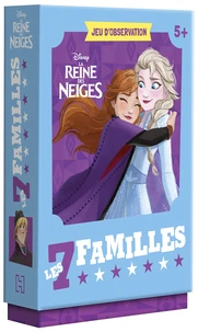 LA REINE DES NEIGES - Jeu de cartes - 7 familles - Disney