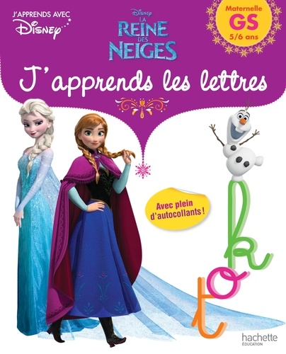  Disney - La reine des neiges - J'apprends les lettres Maternelle GS.