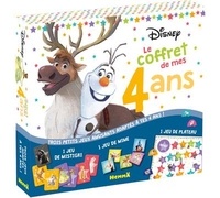  Disney - Le coffret de mes 4 ans Olaf et Sven - Avec 1 jeu de mistigri, 1 jeu de mime, 1 jeu de plateau.