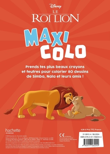 Le roi lion - Maxi colo
