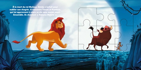Le Roi Lion. 5 puzzles pour raconter l'histoire