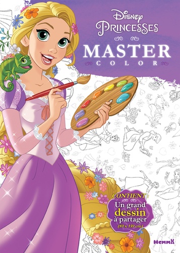  Disney - Master color Disney Princesses.
