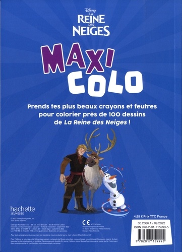 Maxi-colo La Reine des neiges