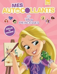  Disney - Mes autocollants Disney Princesses - Colle et colorie !.