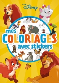  Disney - Mes coloriages avec stickers animaux.
